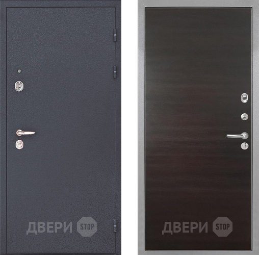 Входная металлическая Дверь Интекрон (INTECRON) Колизей Гладкая Эковенге поперечный в Рузе