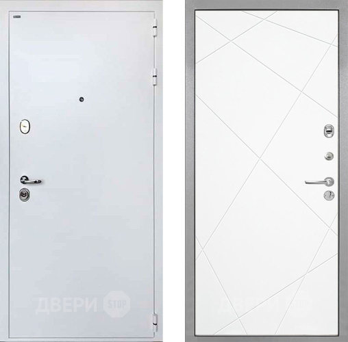 Входная металлическая Дверь Интекрон (INTECRON) Колизей White Лучи-М Софт милк в Рузе