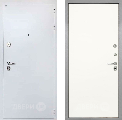 Входная металлическая Дверь Интекрон (INTECRON) Колизей White Гладкая Слоновая кость в Рузе