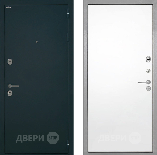 Входная металлическая Дверь Интекрон (INTECRON) Греция Гладкая Силк Сноу в Рузе