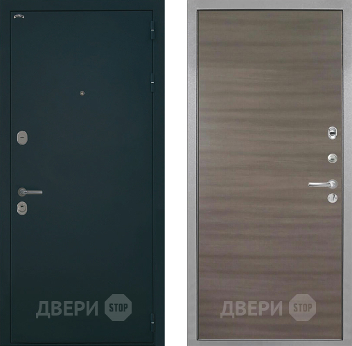 Входная металлическая Дверь Интекрон (INTECRON) Греция Гладкая Дуб тоскано поперечный в Рузе