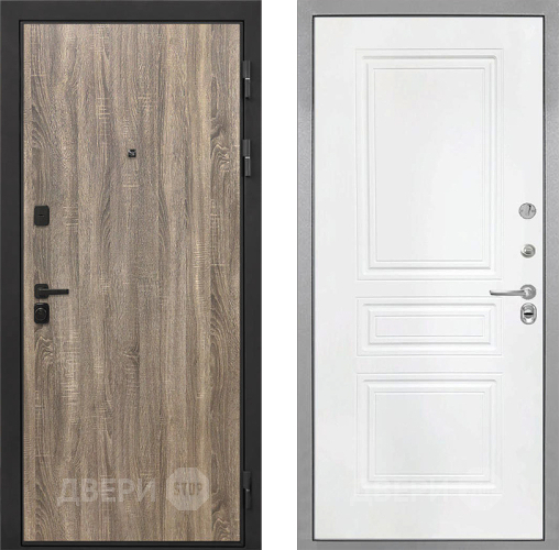 Дверь Интекрон (INTECRON) Профит Black Дуб Турин ФЛ-243 Белый матовый в Рузе