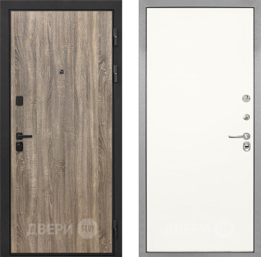 Дверь Интекрон (INTECRON) Профит Black Дуб Турин Гладкая Слоновая кость в Рузе