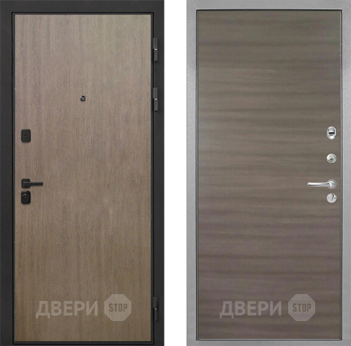 Входная металлическая Дверь Интекрон (INTECRON) Профит Black Венге Коричневый Гладкая Дуб тоскано поперечный в Рузе