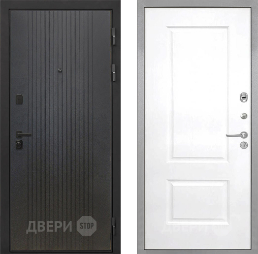 Входная металлическая Дверь Интекрон (INTECRON) Профит Black ФЛ-295 Альба Роял Вуд белый в Рузе
