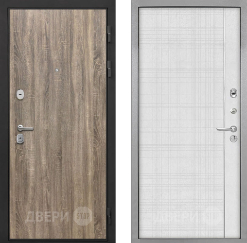 Дверь Интекрон (INTECRON) Гектор Дуб Турин В-07 с молдингом Лофт белый в Рузе