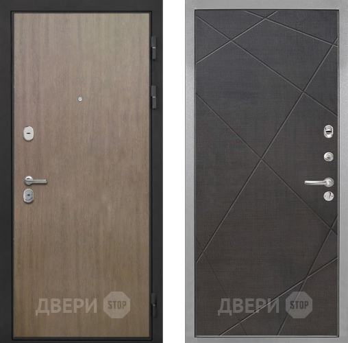 Входная металлическая Дверь Интекрон (INTECRON) Гектор Венге Коричневый Лучи-М Венге распил кофе в Рузе