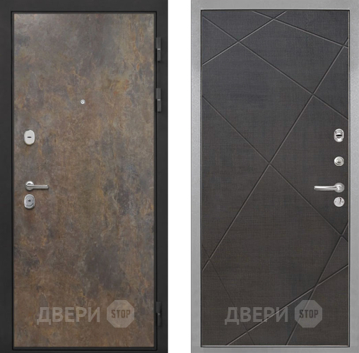 Входная металлическая Дверь Интекрон (INTECRON) Гектор Гранж Лучи-М Венге распил кофе в Рузе