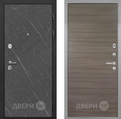 Входная металлическая Дверь Интекрон (INTECRON) Гектор Гранит Лава Оникс Гладкая Дуб тоскано поперечный в Рузе
