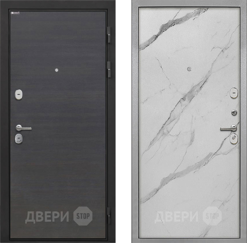 Дверь Интекрон (INTECRON) Гектор Эковенге Гладкая Мрамор натуральный арктик в Рузе