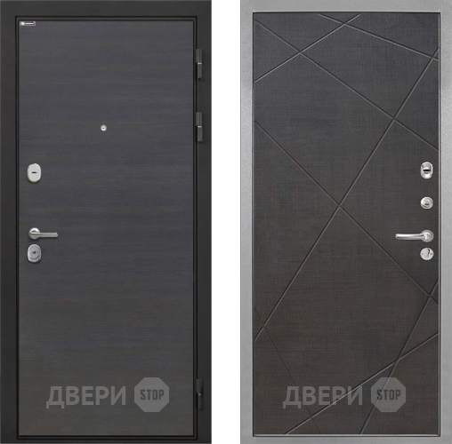 Входная металлическая Дверь Интекрон (INTECRON) Гектор Эковенге Лучи-М Венге распил кофе в Рузе