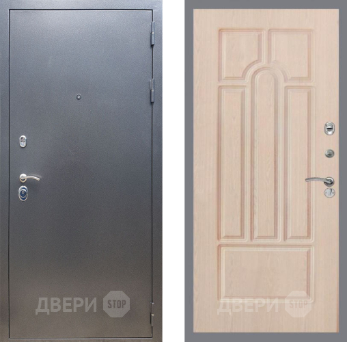 Входная металлическая Дверь Рекс (REX) 11 FL-58 Беленый дуб в Рузе