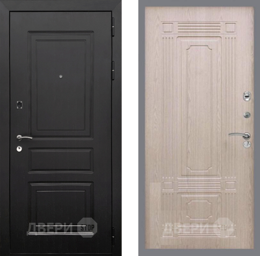 Входная металлическая Дверь Рекс (REX) 6 Венге FL-2 Беленый дуб в Рузе