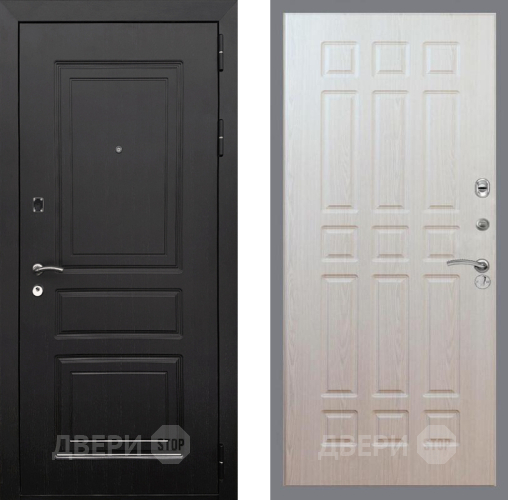 Входная металлическая Дверь Рекс (REX) 6 Венге FL-33 Беленый дуб в Рузе