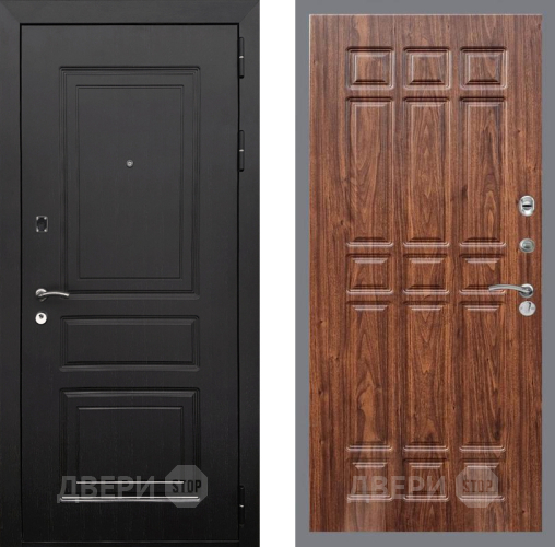 Входная металлическая Дверь Рекс (REX) 6 Венге FL-33 орех тисненый в Рузе