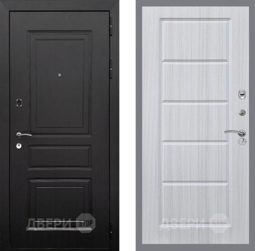 Входная металлическая Дверь Рекс (REX) 6 Венге FL-39 Сандал белый в Рузе