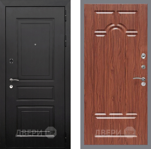 Входная металлическая Дверь Рекс (REX) 6 Венге FL-58 орех тисненый в Рузе