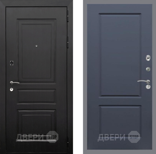 Входная металлическая Дверь Рекс (REX) 6 Венге FL-117 Силк титан в Рузе