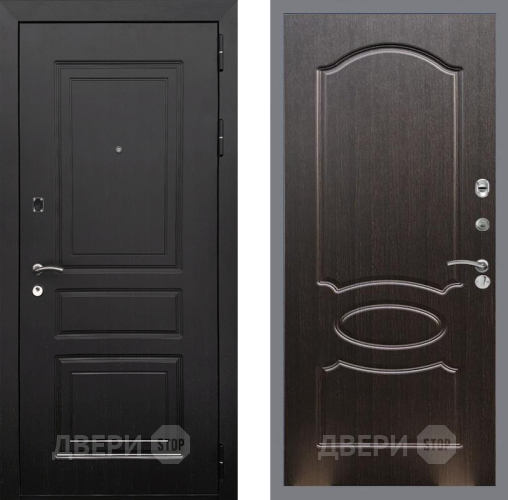 Входная металлическая Дверь Рекс (REX) 6 Венге FL-128 Венге светлый в Рузе