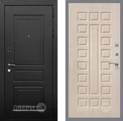 Входная металлическая Дверь Рекс (REX) 6 Венге FL-183 Беленый дуб в Рузе