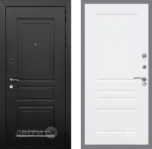 Входная металлическая Дверь Рекс (REX) 6 Венге FL-243 Силк Сноу в Рузе