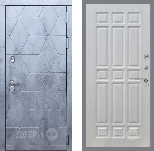 Входная металлическая Дверь Рекс (REX) 28 FL-33 Лиственница беж в Рузе