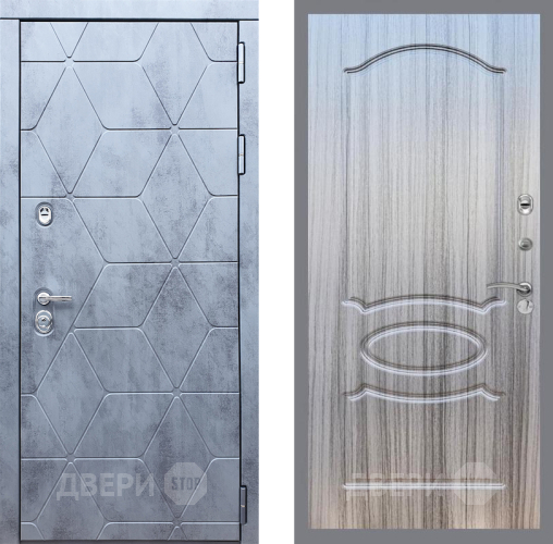 Входная металлическая Дверь Рекс (REX) 28 FL-128 Сандал грей в Рузе