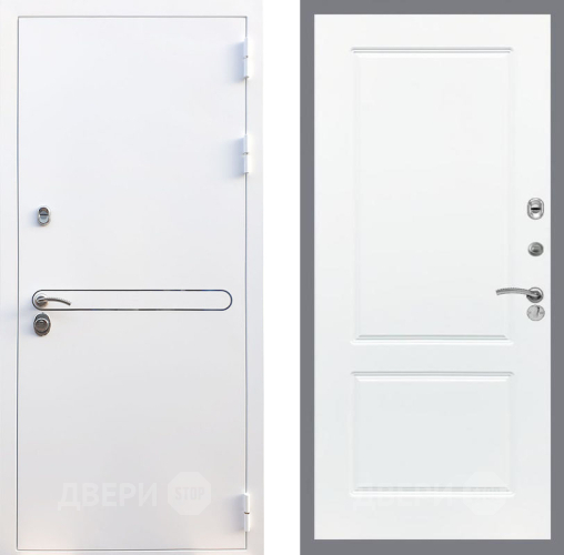 Входная металлическая Дверь Рекс (REX) 27 FL-117 Силк Сноу в Рузе