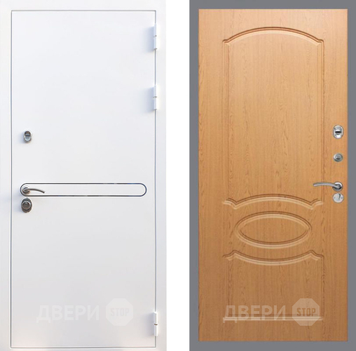 Входная металлическая Дверь Рекс (REX) 27 FL-128 Дуб в Рузе