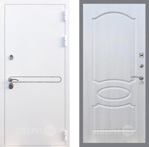 Входная металлическая Дверь Рекс (REX) 27 FL-128 Лиственница беж в Рузе