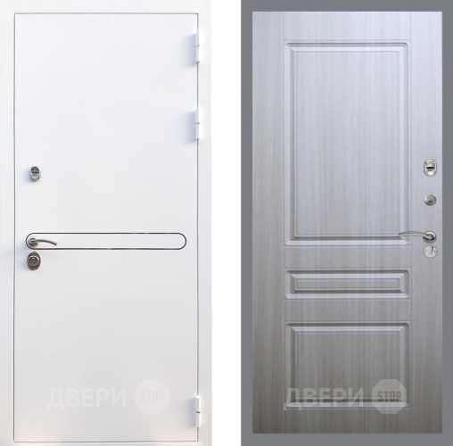 Входная металлическая Дверь Рекс (REX) 27 FL-243 Сандал белый в Рузе