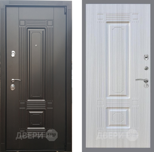 Входная металлическая Дверь Рекс (REX) 9 FL-2 Сандал белый в Рузе