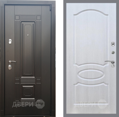 Входная металлическая Дверь Рекс (REX) 9 FL-128 Лиственница беж в Рузе