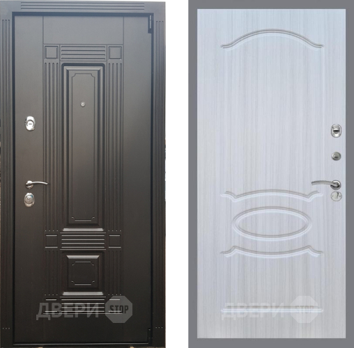 Входная металлическая Дверь Рекс (REX) 9 FL-128 Сандал белый в Рузе