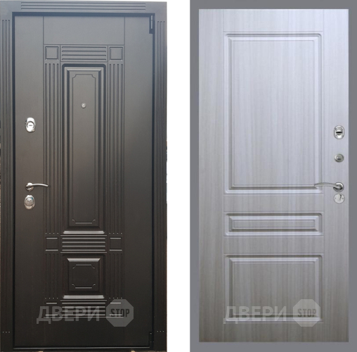 Входная металлическая Дверь Рекс (REX) 9 FL-243 Сандал белый в Рузе