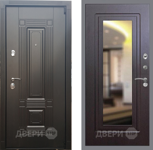 Входная металлическая Дверь Рекс (REX) 9 FLZ-120 Венге в Рузе