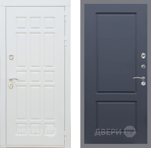 Входная металлическая Дверь Рекс (REX) 8 Силк Сноу FL-117 Силк титан в Рузе