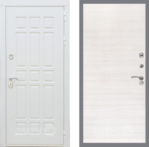 Входная металлическая Дверь Рекс (REX) 8 Силк Сноу GL Акация в Рузе