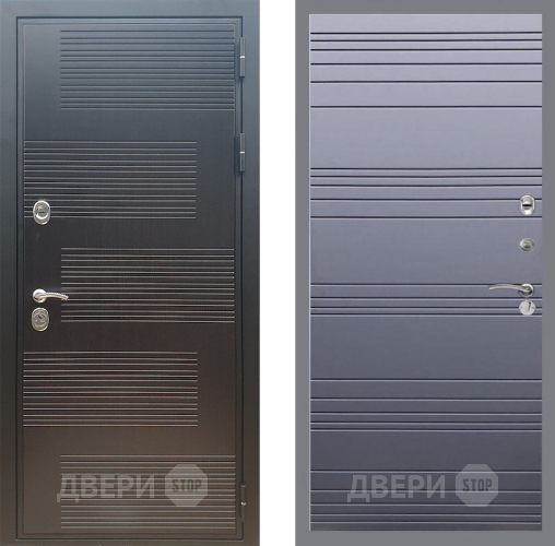 Входная металлическая Дверь Рекс (REX) премиум 185 Line Силк титан в Рузе