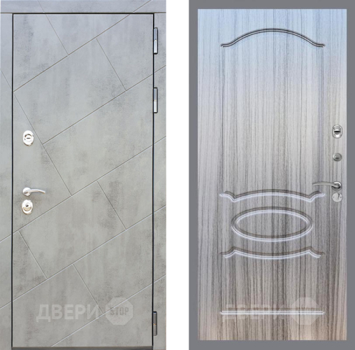 Входная металлическая Дверь Рекс (REX) 22 FL-128 Сандал грей в Рузе