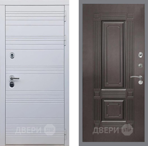 Входная металлическая Дверь Рекс (REX) 14 Силк Сноу FL-2 Венге в Рузе