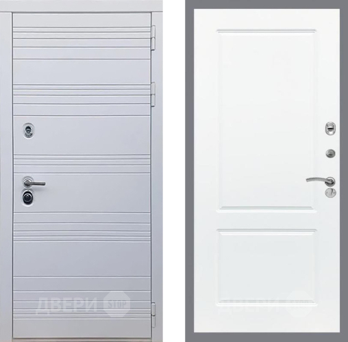 Входная металлическая Дверь Рекс (REX) 14 Силк Сноу FL-117 Силк Сноу в Рузе