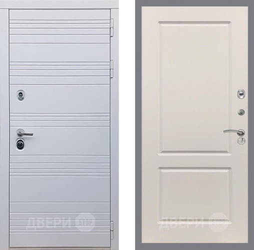 Входная металлическая Дверь Рекс (REX) 14 Силк Сноу FL-117 Шампань в Рузе