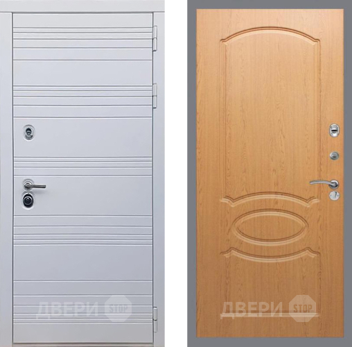 Дверь Рекс (REX) 14 Силк Сноу FL-128 Дуб в Рузе