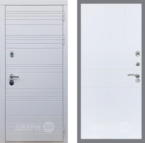 Входная металлическая Дверь Рекс (REX) 14 Силк Сноу FL-290 Силк Сноу в Рузе