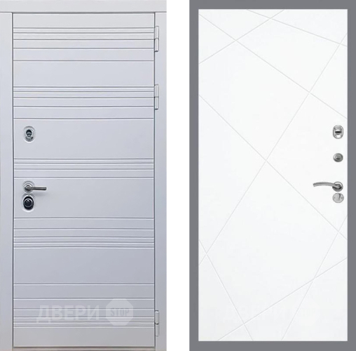 Входная металлическая Дверь Рекс (REX) 14 Силк Сноу FL-291 Силк Сноу в Рузе