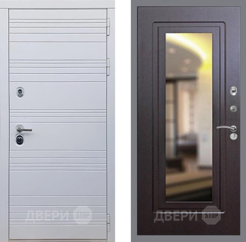 Входная металлическая Дверь Рекс (REX) 14 Силк Сноу FLZ-120 Венге в Рузе