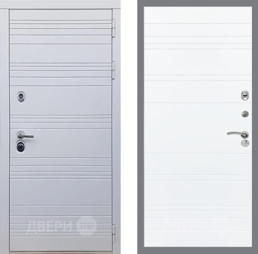 Входная металлическая Дверь Рекс (REX) 14 Силк Сноу Line Силк Сноу в Рузе
