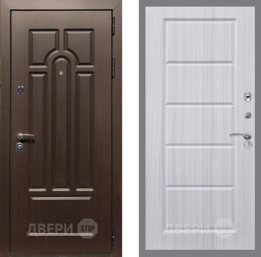 Дверь Рекс (REX) Эврика FL-39 Сандал белый в Рузе