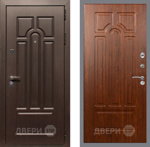 Входная металлическая Дверь Рекс (REX) Эврика FL-58 Морёная берёза в Рузе